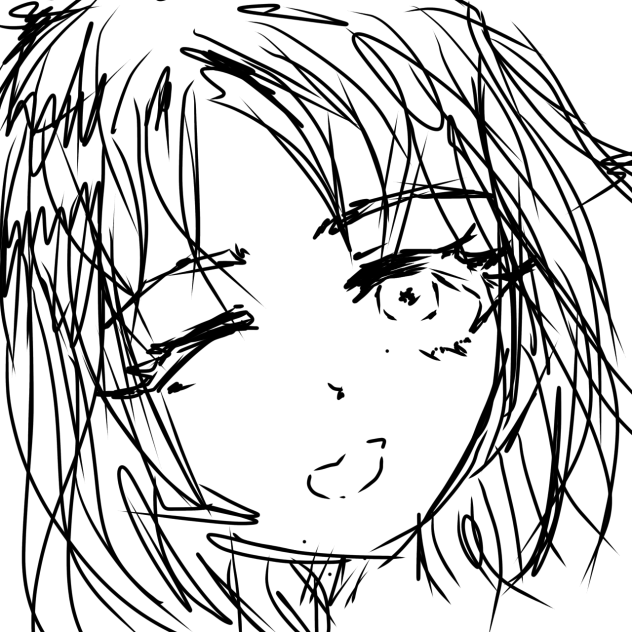 Anime white black