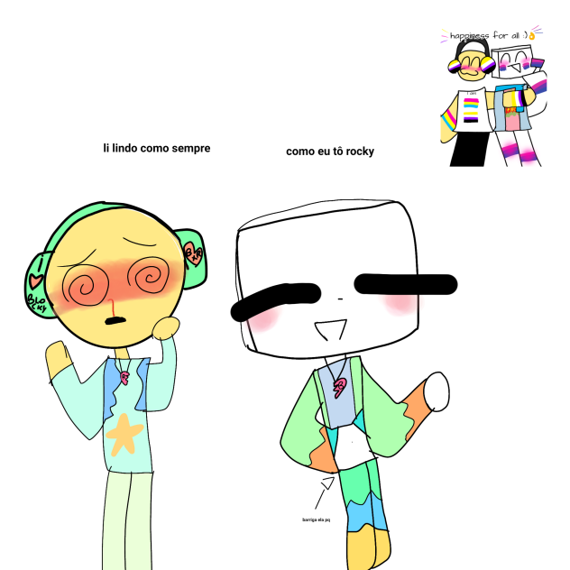 fanart rocks e blocky