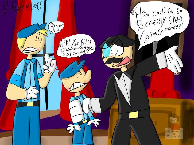 Inktober 2025 day 8 reckless