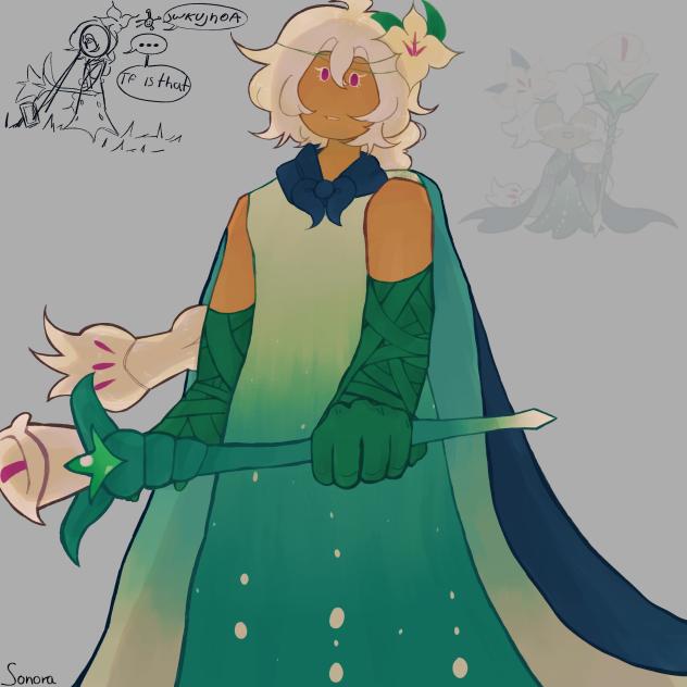 White lily cookie