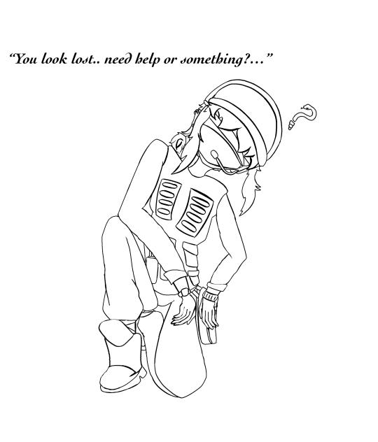 U look lost.. need help❓ (outline)