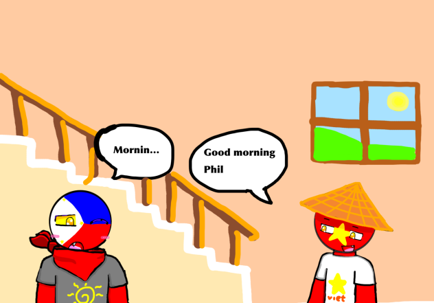 Countryhumans Phil and Viet