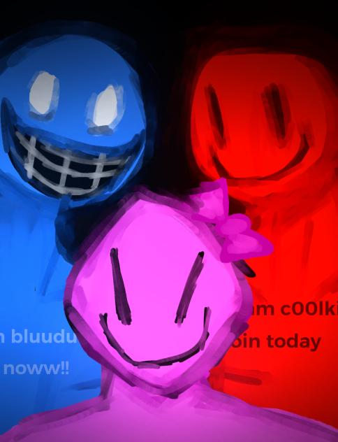 THE C00L TRIO ♥️💙🩷