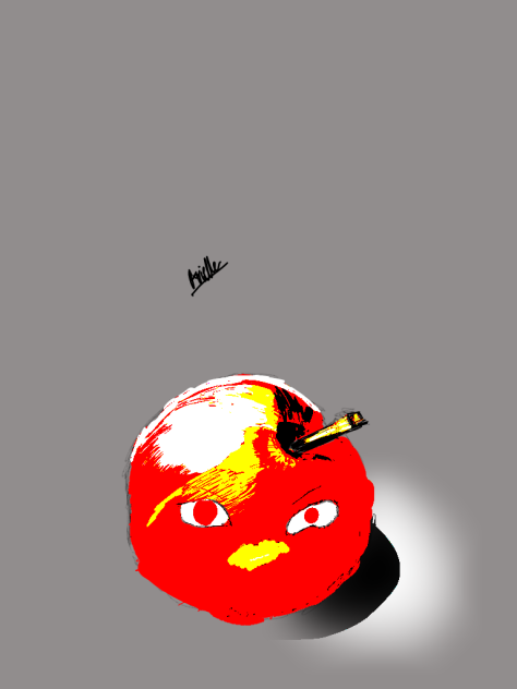Angry apple