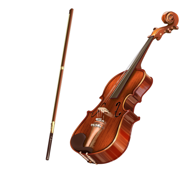violin (bow separated)