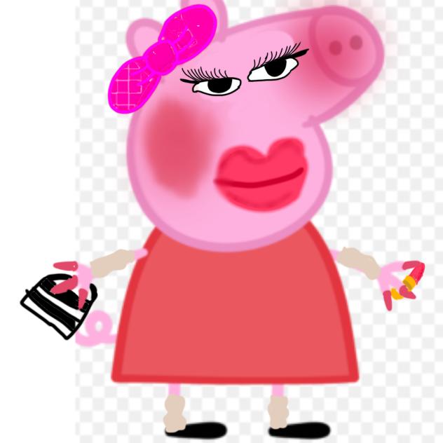 Preppy Peppa pig