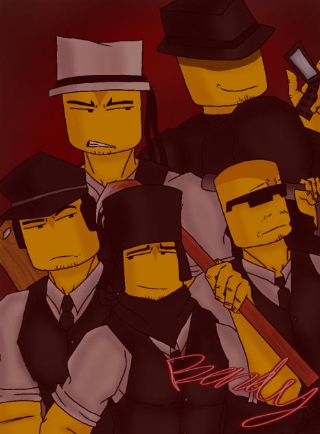 Mafioso and his goons