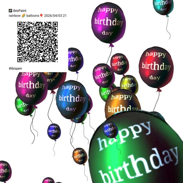 happy birthday balloon