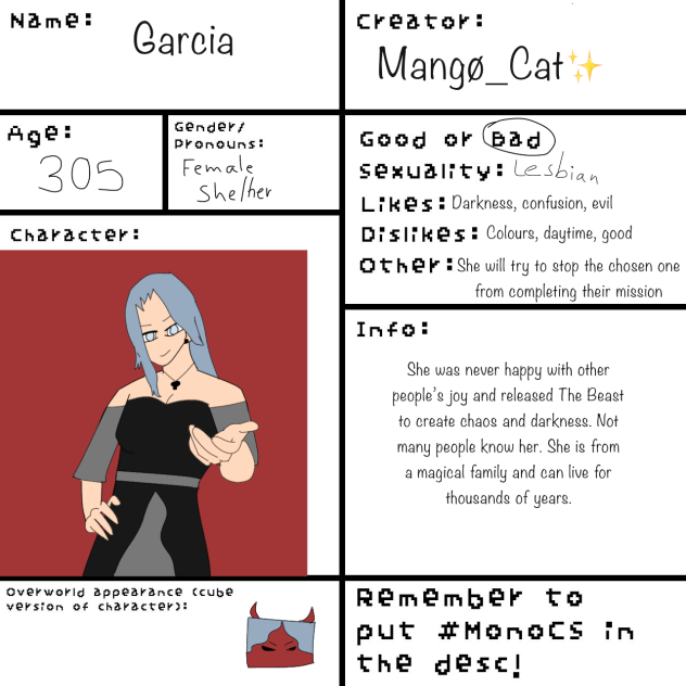 Character for Monochrome