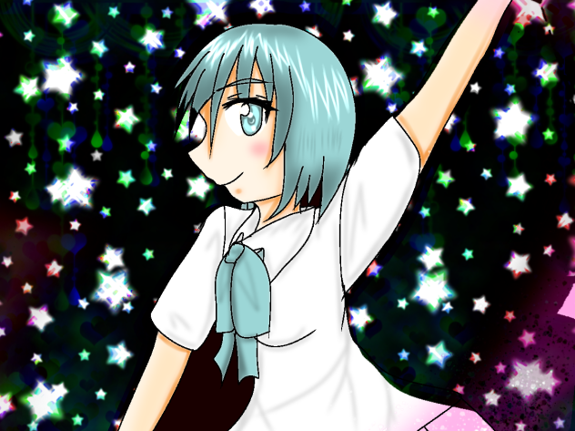 背景を星に