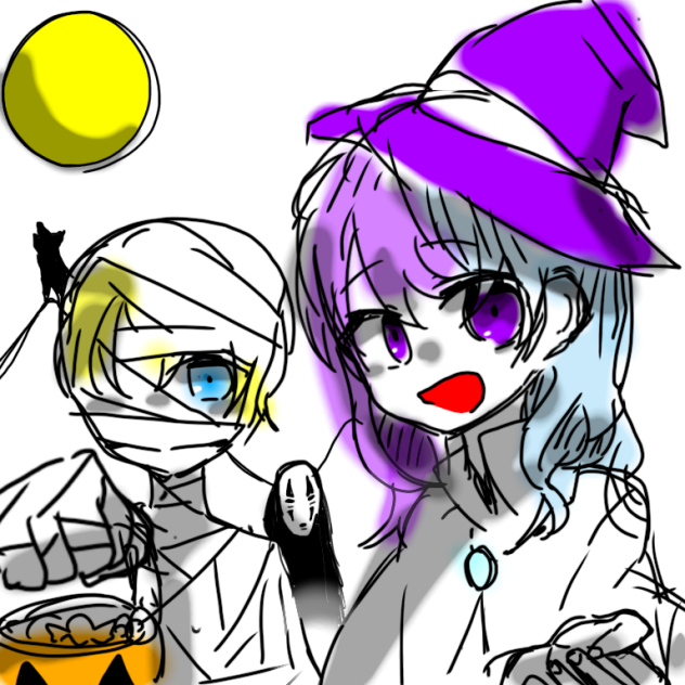 ハロウィンイラスト👻これに決めた！