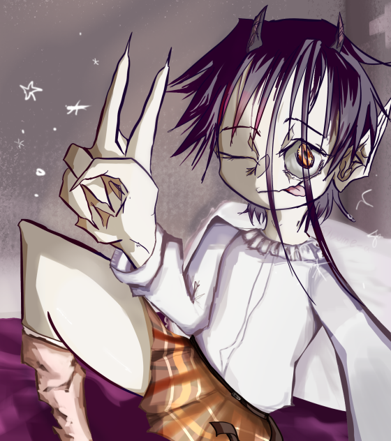 Vampire is obsessed with girly clothes!!