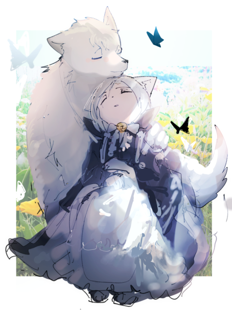 陽だまりで