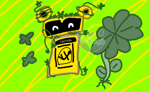 Wet Floor Bot St Patrick's Day