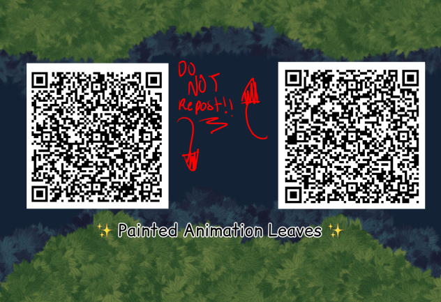 Painted Animation Leaves