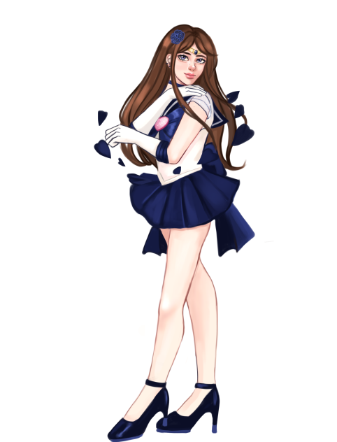 yo en estilo de sailor moon