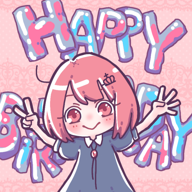 おんたちゃん誕生日イラスト