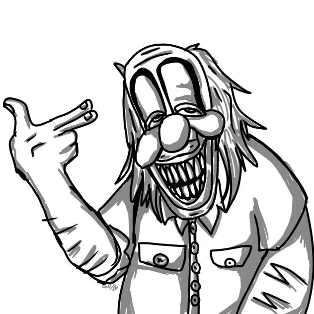 the clown slipknot self portrait