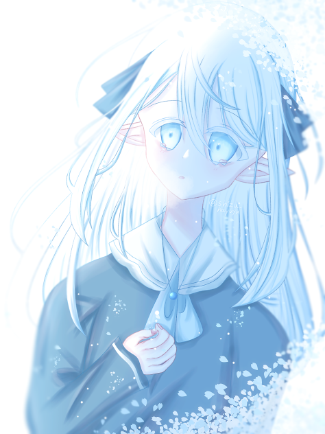 雪はあおに溶けて