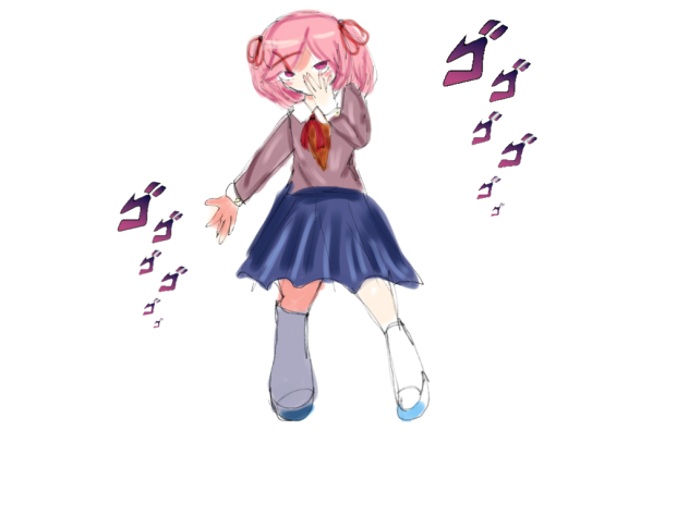 menacing natsuki