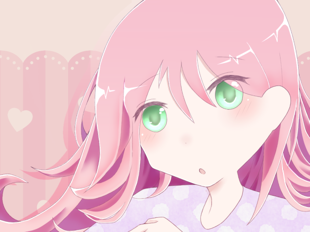 照れ顔