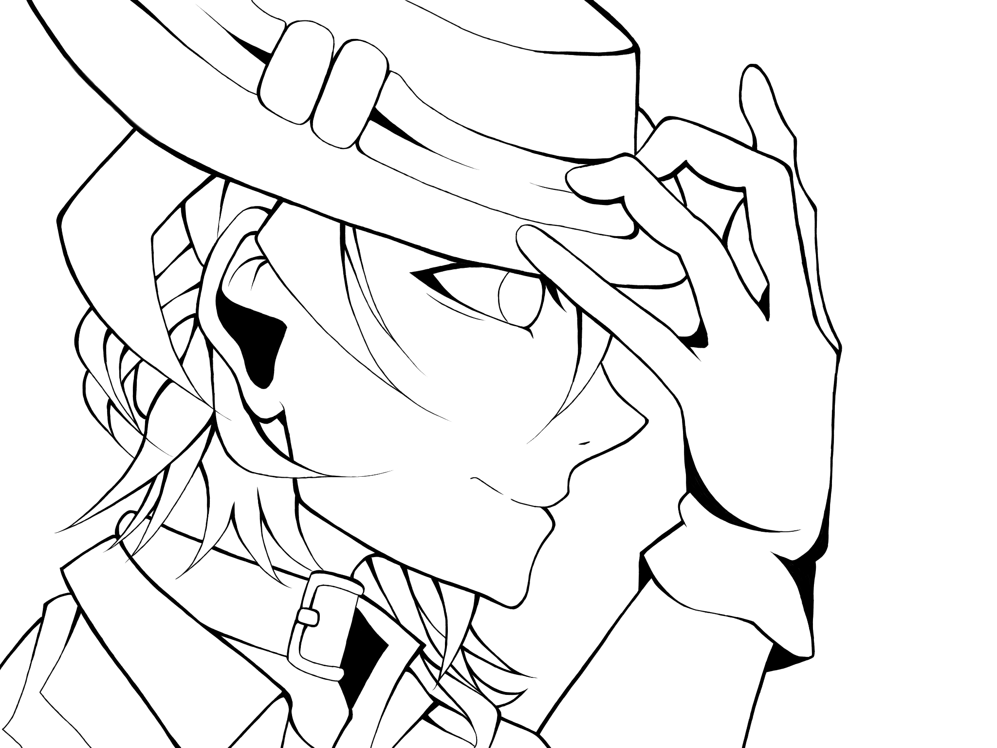中原中也〜線画〜 - ibisPaint