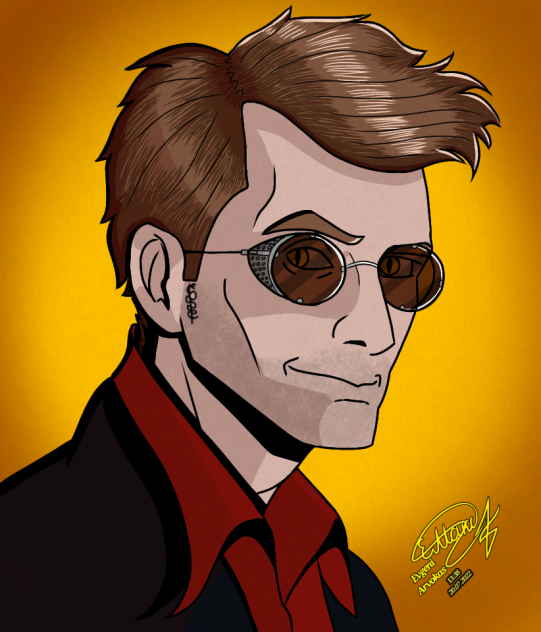 Благие Знамения - Кроули - ibisPaint