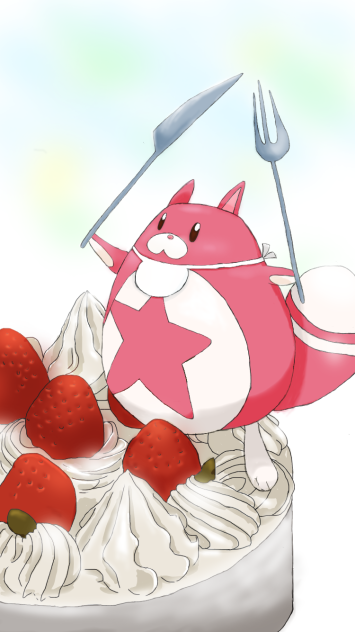白猫 ほしたぬき♡