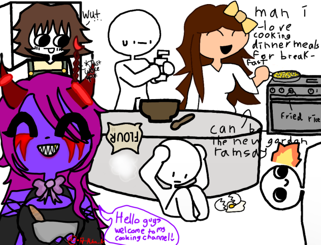 cooking disaster - ibisPaint