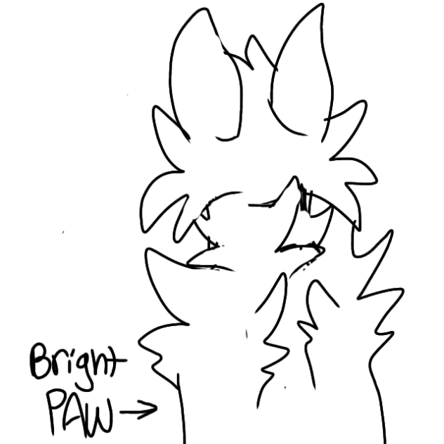 brightpaw casually abt to b traumatized