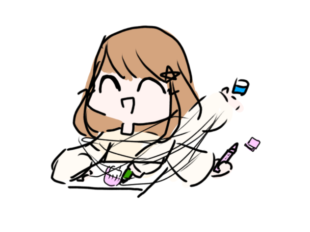 即筆なりてえなあ