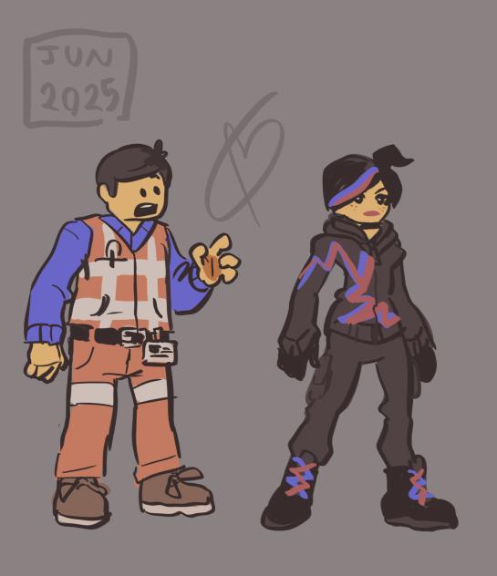 the Lego Movie characters