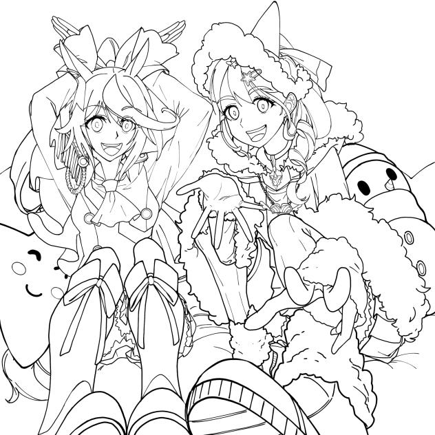 Merry Christmas, y'all!!!(Lineart)