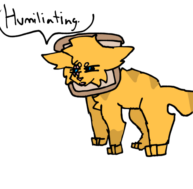 My oc got stuck in bread.