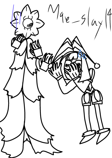 Auglur and pomni sketch