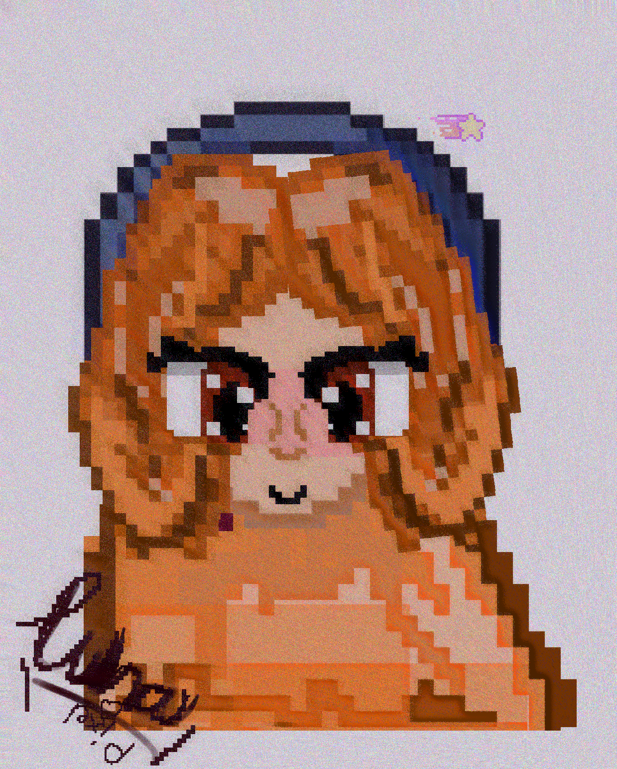 Tried pixel art - ibisPaint