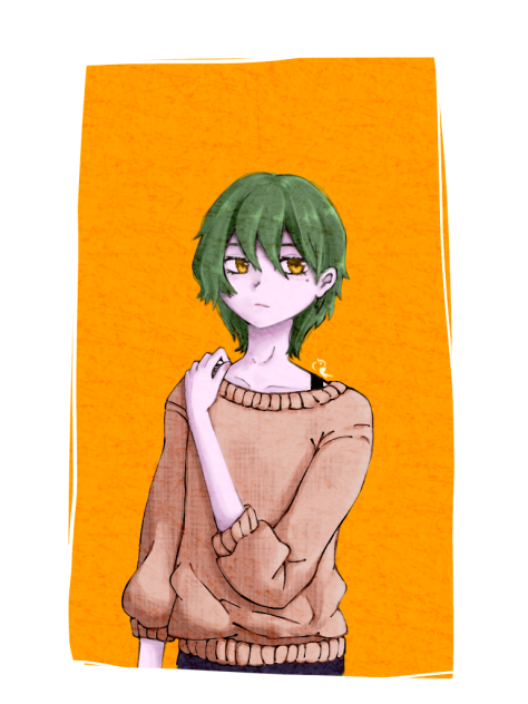 秋の厚塗り男子