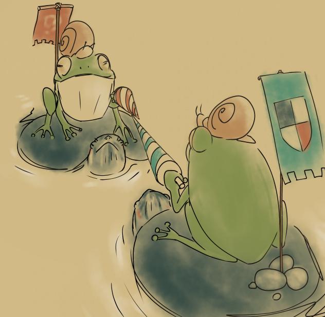 A Knightly Frog Duel