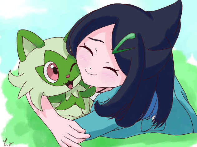 リコとニャオハ