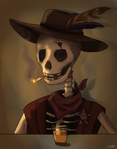 He isn't yeehawing anymore