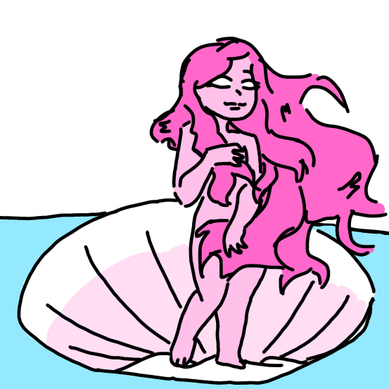 Aphrodite over sarcastic style
