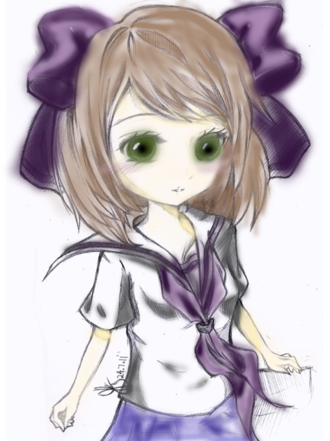 Purple Schoolgirl