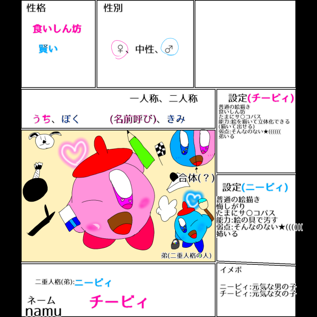 #オリカビ学園キャラ募集