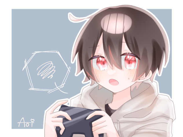 げーむしてるゆあんくん。