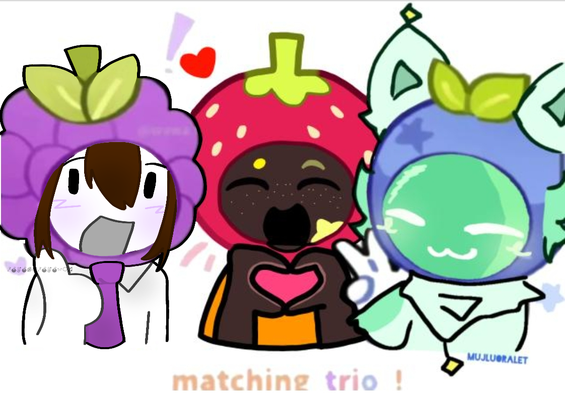 fruit trio collab - ibisPaint