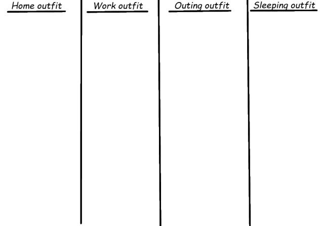 Outfits for The Mysteries CS
