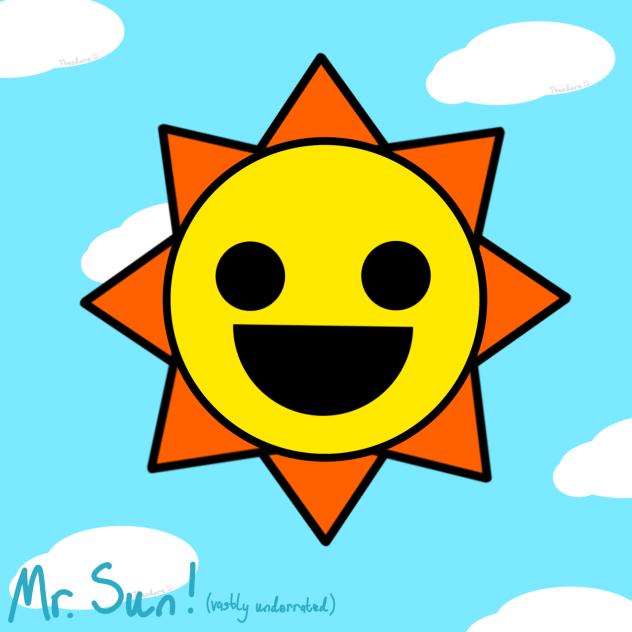 quick sprunki Mr Sun fanart