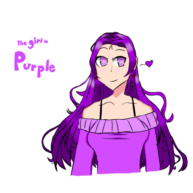 The Girl In Purple