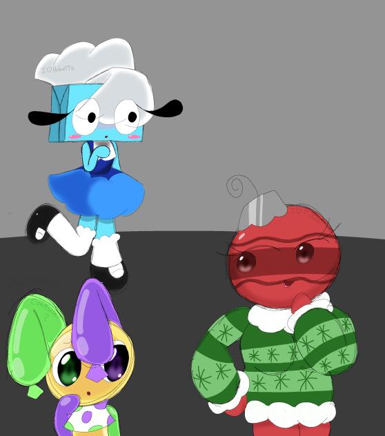 Tisha x Bobette moment (+ looey)