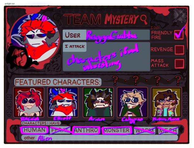 Artfight card
